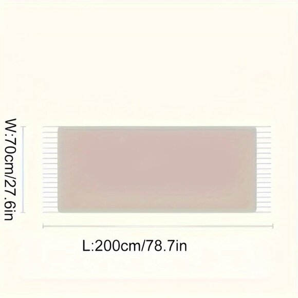 Embroidered Cashmere shawl wrap for women - Gray - Gift for her 🎄🎁 - Picture 6 of 7